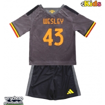 AS Roma Wesley Franca #43 Replica Third Minikit 2026-27 Short Sleeve (+ pants)